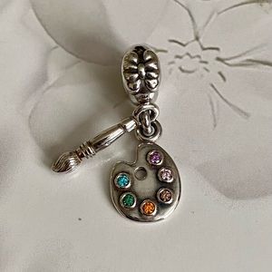 Authentic Pandora Retired Artist’s Palette Charm